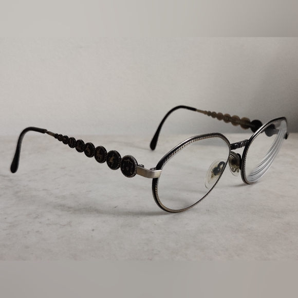 Fendi Glasses Frame Horoscope Zodiac Signs Side Accents Antique Bronze - Picture 4 of 16